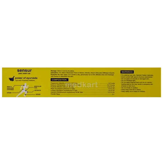 sensur rub ointment 30gm